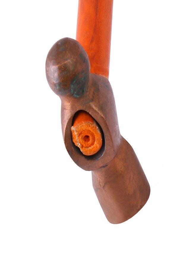 LOVELY 700 Gms Copper Hammer Ball Pein Type Copper Mallet with wooden Handle Pack of 1 Pc. - Image 4